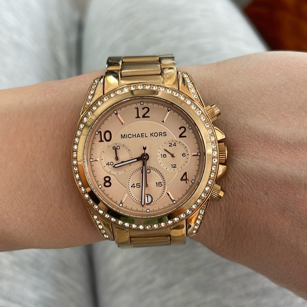Michael Kors Rose gold watch